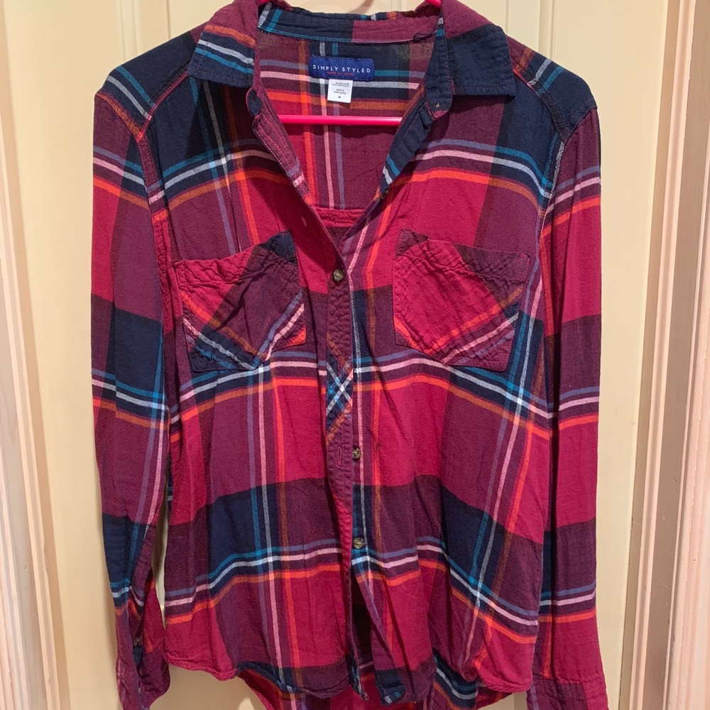 Flannel style shirt
